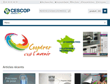 Tablet Screenshot of cescop.com
